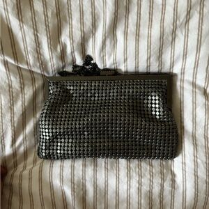 mesh clutch with optional long strap